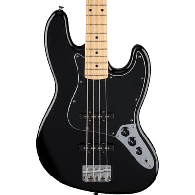 Fender Standard Jazz Electric Bass - Maple Fingerboard, Black image 1