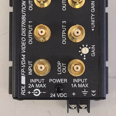 RDL FP-VDA Video Distribution Amplifier NO Power Supply NOS ( FLAT - PAK image 2
