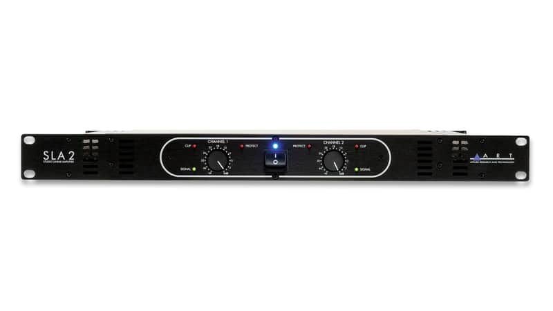 ART SLA-2 200 Watt Rackmount Power Amplifier 2014 - Present - Black image 1