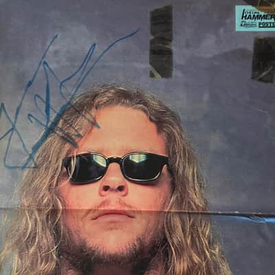 Metallica Autograph 1988 (Jason Newsted,James Hetfiel...) 1988 + Kirk Hammett's Guitar Pick 1988 image 5