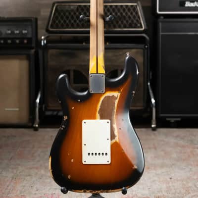 Nash S-57 Electric Guitar - 2-Tone Sunburst with Hardshell Case image 9