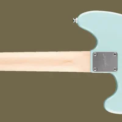 Fender Squier Sonic Mustang Daphne Blue Electric Guitar image 2
