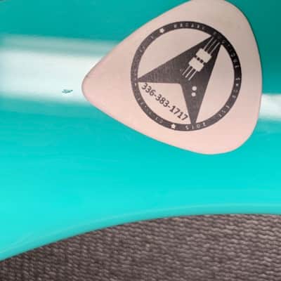 Roscoe Classic 5 String JJ Bass Seafoam Green Left Handed w/ Gig image 8
