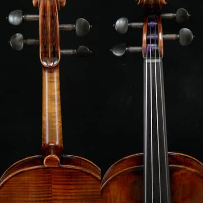 Stradivari Violin Awesome Sound Master Work Antiqued Style Oil Varnish image 3