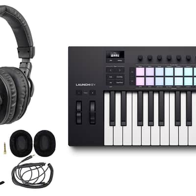 Novation LAUNCHKEY 25 MK4 25-Key USB MIDI Ableton Keyboard Controller+Headphones