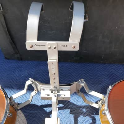 Slingerland Vintage Marching Cutaway Quad Tenors Sparkling Orange Pearl - CAN SHIP! image 4