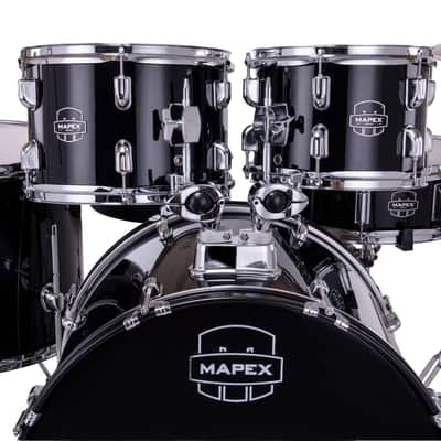 Mapex Drum Kit Comet Series Rock Fusion Dark Black CM5294FTC-DK image 8