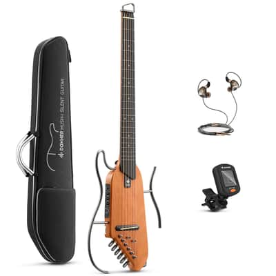 Donner HUSH-I Travel Series Silent Acoustic/Electric Guitar image 2