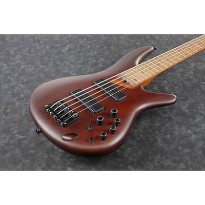 Ibanez SR505E 5-String Bass w/ Bartolini Pickups - Brown Mahogany image 5