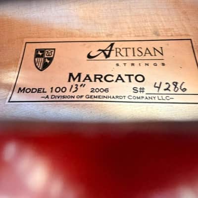 Artisan Strings Marcato Model 100 2006 SN: 4286 13" image 2