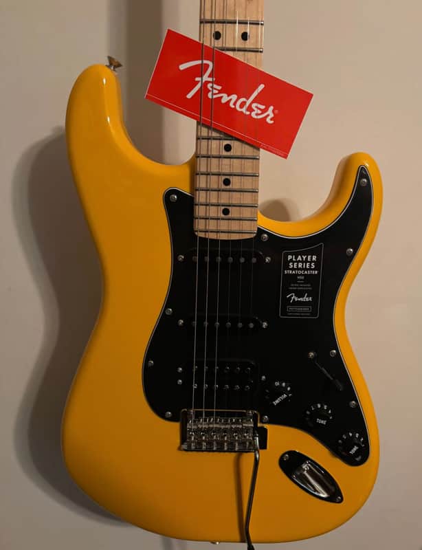 Fender HSS Player Stratocaster - Ferrari Yellow image 1