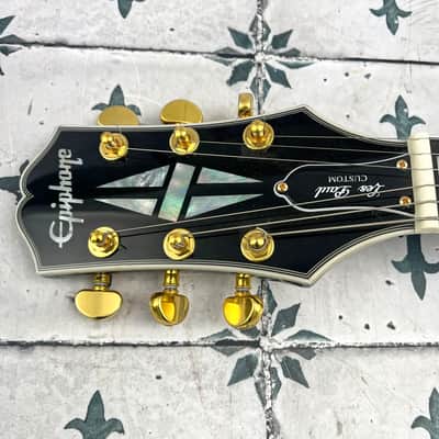Epiphone "Inspired by Gibson Custom" Les Paul Custom • Ebony • 2023 • 8.8 lb image 4
