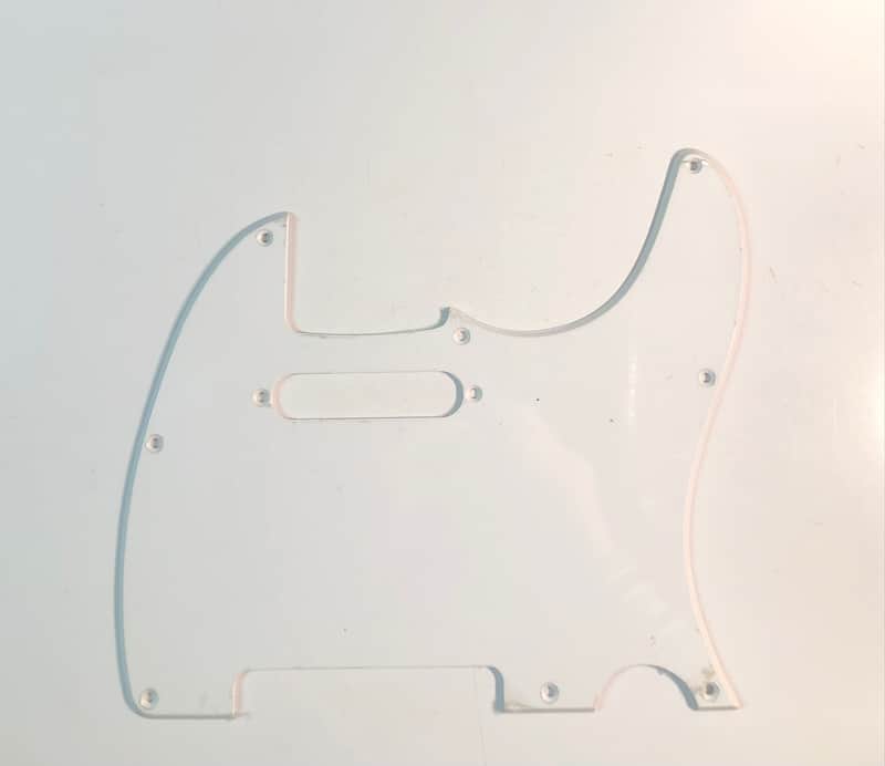 Telecaster/Stratocaster Hybrid Style Pickguard - White/Aged White image 1