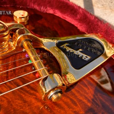 ✮AMAZING✮2023 Gretsch G-6134T GQM Limited Edition PENGUIN✮QUILT FORGE GLOW✮£3899 image 6