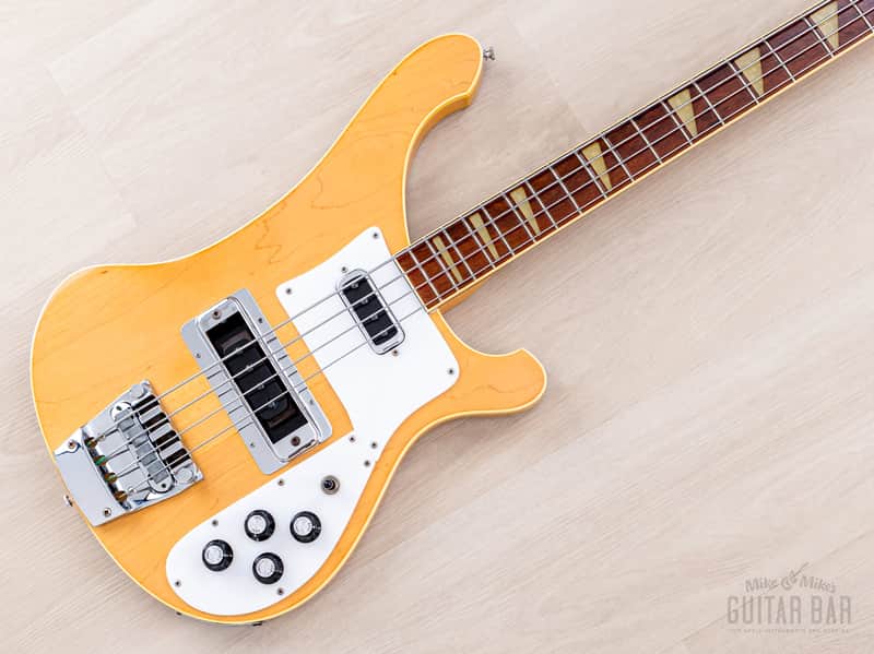 1982 Rickenbacker 4003 Vintage Neck Through Bass Mapleglo w/ Case image 1