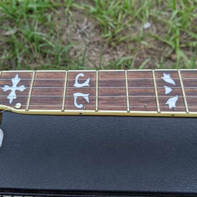 Aria SB-600 Deluxe 5 String Banjo High End Aria Gold Hardware Hard
