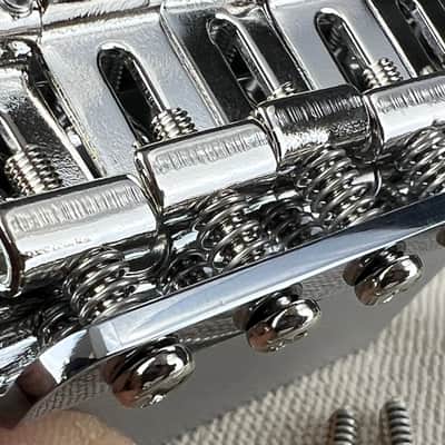 Gotoh Vintage style Tremolo bridge fits Strat®️ model T101C Japan Chrome image 3