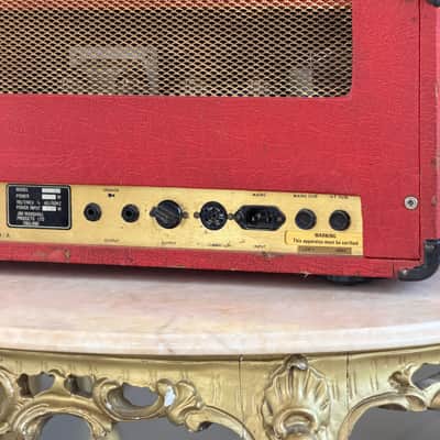 Marshall JMP SuperBass 100w anno 1979 Red Tolex image 7