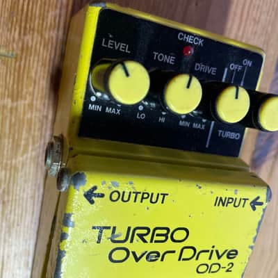 Boss OD-2 Turbo OverDrive (Black Label) MIJ 1985 image 10