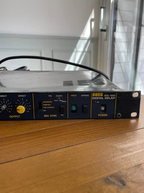 Korg SDD-1000 - 80s Vintage Digital Delay Rack Unit 230V - Chorus