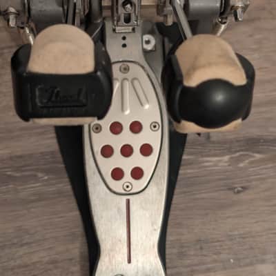 Pearl P2052C Eliminator Redline Chain-Drive Double Bass Drum Pedal 2010s - Silver / Black / Red image 3