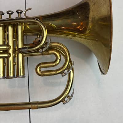 Blessing M-400 Mellophone — Lacquered Brass, Hard Case + Accessories image 7