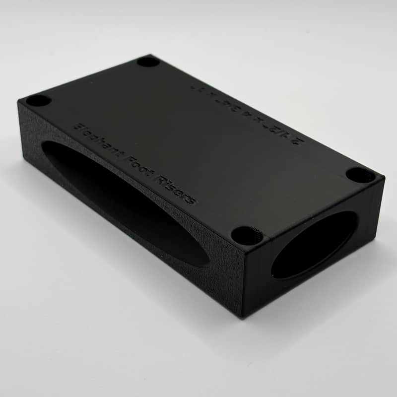 Elephant Foot Risers Block Riser for Small Pedals 2.5"w x 4.75"d x 1"h image 1
