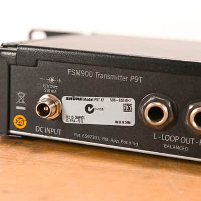 Shure PSM 900 Wireless IEM System K1 Band: 596-632MHz NO POWER SUPPLY CG01ZWP image 9