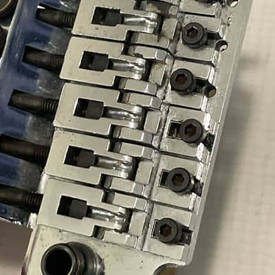 1980's Era Original Floyd Rose Made in Germany Chrome Tremolo Bridge Vibrato Kramer Guitar FU Tone Brass Block image 19