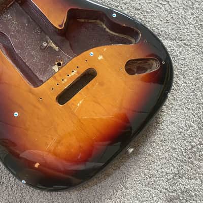 Sunburst Strat Style Electric Guitar Project, Basswood Body, Maple Neck image 16