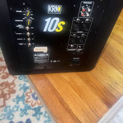 KRK 10S 10" Active Studio Monitor Subwoofer 2009 - 2020 - Black image 7