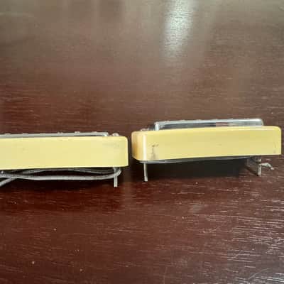 Gibson Vintage Les Paul Deluxe Mini Humbucker Patent Number Sticker Pickup Set 1969-1974 image 3