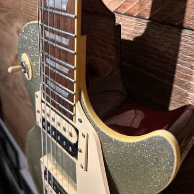 Epiphone Les Paul Limited Edition MIK 2001 - Gold Sparkle w/Hard Case image 6