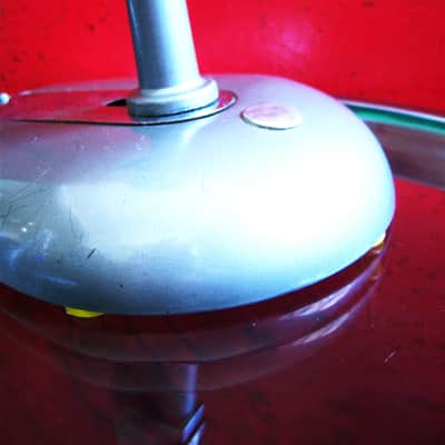 Vintage 1960's Shure 55S dynamic cardioid microphone w Atlas DS-10 desk stand 55 55SW 556S prop display image 17