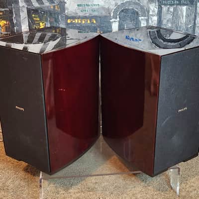 Philips Philips MCD908 speakers are 3-way, bass-reflex bookshelf speakers 90s  - Redwood image 2
