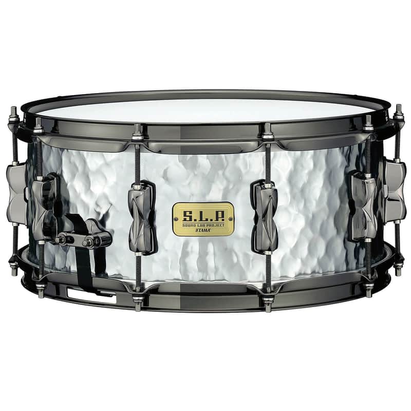 Tama SLP Expressive Hammered Steel Snare Drum 14x6 image 1