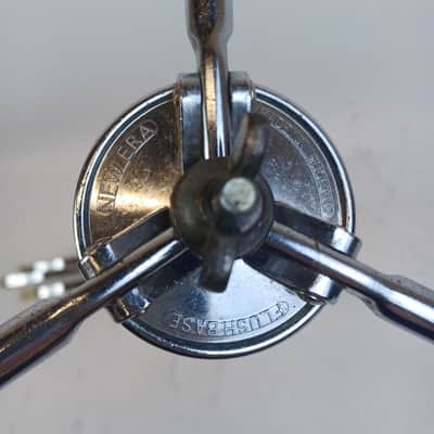 Premier #300 Flush Base New Era Snare Drum Stand Vintage 60s Chrome Flat England image 9