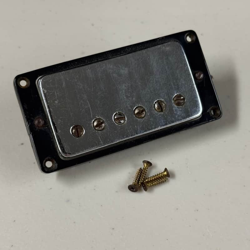 1970's Gibson Tar Back Humbucker with Ring and Screws 7.53k (P-282) image 1