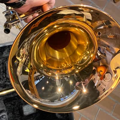 Yamaha YSL584G F Trigger Trombone with case image 7