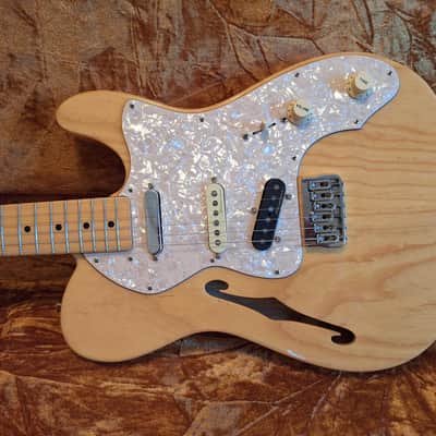 2009 Fender Classic Series '72 Telecaster Thinline (Nashville wired) Natural Finish image 8