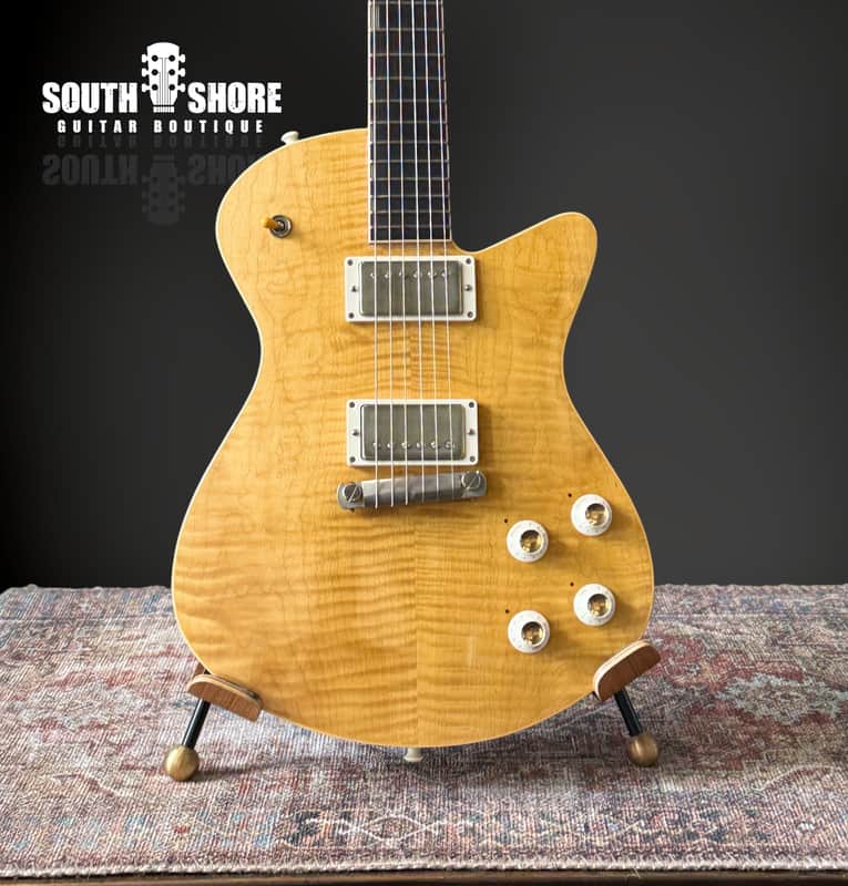 Brondel Burn II w/ Ron Ellis Pickups- Aged Amber Blonde - NEW, (Authorized Dealer) image 1