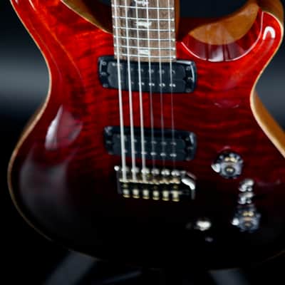 PRS Limited Edition Custom 24 Mango Top 2026 - FIRE RED BLACK FADE image 10