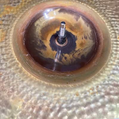 Paiste Scott Rockenfield's Queensrÿche, 18" Rude, 2002 Crash/Ride B, Cracked, Autographed! (#4) 1990s image 16