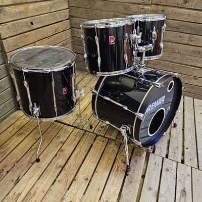 Premier APK Vintage 1990s Drum Kit, Black Collectors Condition USED! RKAPK080826 image 6
