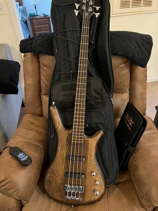 Warwick GPS Pro Corvette Teambuilt 4 String Active Antique Tobacco Satin Bass Guitar image 1