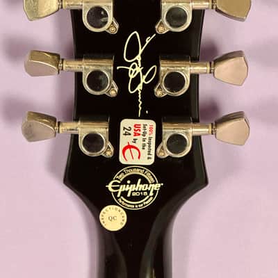 2015 Epiphone Limited Edition Tony Iommi SG Black image 7