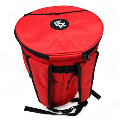 ZAZA - Professional Colorful Doumbek/Darbuka ClassicSize - Bag Carry Case - Premium Nylon Fabric Gig-bag - Red image 3