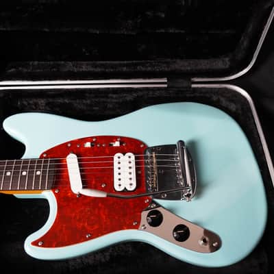 Fender Japan KC-MG/LH Sonic Blue “Sky-Stang I” – Kurt Cobain Nirvana Mustang LH MOD w/ Limited Record image 7
