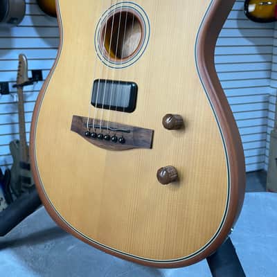 Fender Acoustasonic Standard Telecaster - Aged Natural & PLEK*D #774 image 3