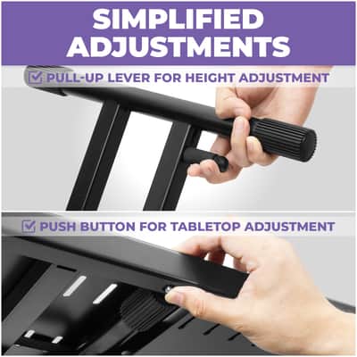 Liquid Stands Expandable X Style Keyboard Stand & DJ Table Stand Portable Audio Mixer Stand image 3